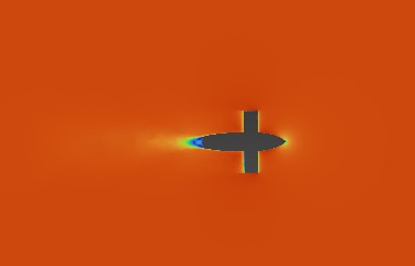 CFD surface and field pressure distribution